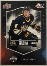 Beckham Edwards Rookie 2025 Upper Deck Chl USA Prospects Challenge #PC-BE (RC)