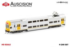 Auscision (NPS-64s) V Set "V50" TfNSW TrainLink, Yellow Doors - DCC 4 Car Set*