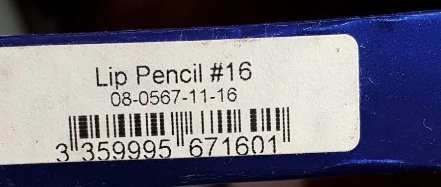 Orlane Paris карандаш для губ подкладка карандаш w/точилка 16 Naturel 0,038 унций новый в коробке!  - Изображение 3 из 3