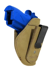 New Barsony Olive Drab Leather Tuckable IWB Holster for Mini/Pocket 22 25 380