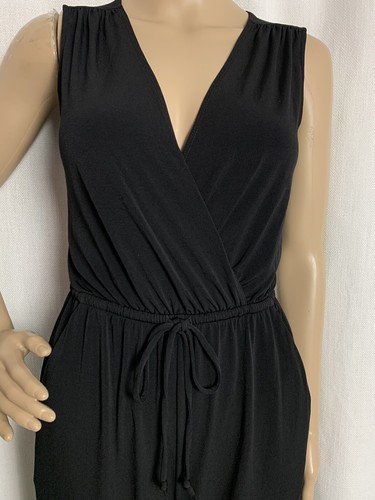 BCBG generation Women's Surplice Jersy Jumpsuit, Open Back Black, 2X-Small - Picture 10 of 13