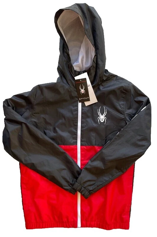 Rompevientos Negro Spyder abrigos, chaquetas y chalecos para hombres