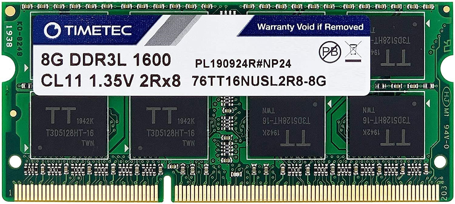 Timetec 8GB DDR3L / DDR3 1600MHz DDR3L-1600 PC3L-12800 / PC3-12800PC3L-12800S PC