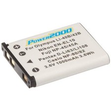 Power2000 LI-40B LI-42B Battery for Olympus FE-4030, FE-4050, FE-47, FE-5010