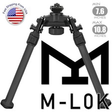 7.6-10.8 inch Mlok Bipod Upgrade M-rail System Foldable Rifle Bipod For Hunting
