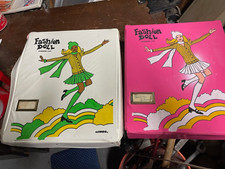 Miner Fashion Doll Vinyl Wardrobe Cases Rare African American 1960's USA Toy