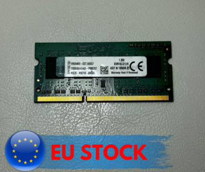 Kit RAM Kingston 8 GB DDR3 SO-DIMM - 2x4GB, PC3L-12800S, 1.35V, Occasion