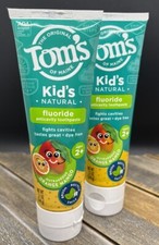 Tom's Of Maine Children's Fluoride Toothpaste Outrageous Orange Mango 5.1oz LOT