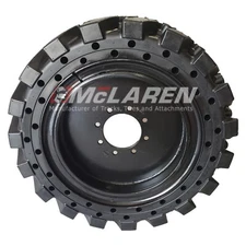 12x16.5 Maximizer GT Solid Flat Proof Tires Set of 4 With Rim 33x12-20