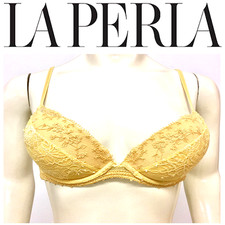 LA PERLA Maharani Gold Lace Push Up Bra 931 36B MSRP 195