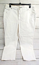Y2K Just My Size Stretch White Denim Jeans Vintage 2000 Women's Size 22W/29 NEW