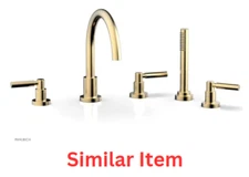 Phylrich ASTD2130C1-004 Deck Mount Bath Tub Set w/ Handshower in SATIN BRASS New