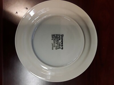 Sigma Japan 402 Blue Band Stoneware Saucers 8 (eg) | eBay