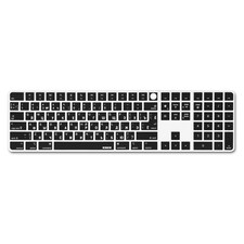 XSKN Russian Keyboard Cover for 2021 24" iMac Magic Keyboard and Numeric A2520
