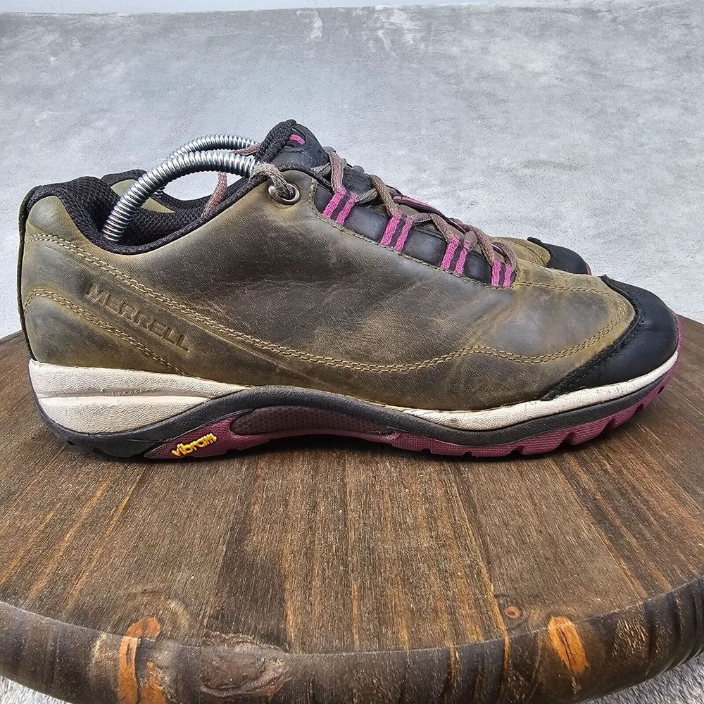 Merrell Siren Traveler 3 scarpe da trekking donna 10 pelle marrone outdoor J035340