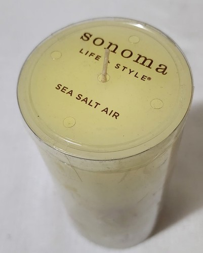 SONOMA LIFE STYLE SCENTED CANDLE SEA SALT AIR 14.8 OZ NEW - Picture 5 of 8
