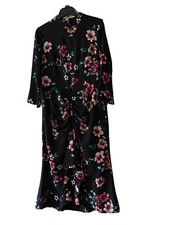 Eliza J Womens Shift Dress Multicolor Floral 3/4 Sleeves Stretch 14 New W/Tag