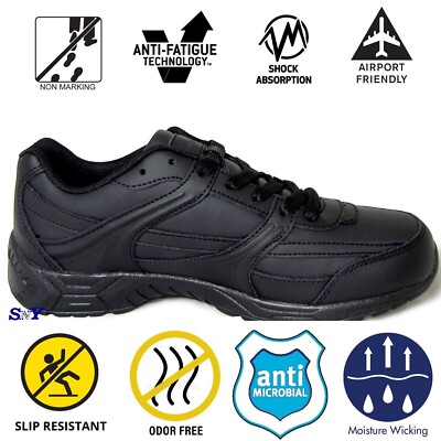 GENUINE GRIP Men's Slip-Resistant Aegis Microbe Shield Odor Control Black 11.5
