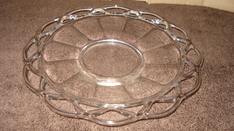 Indiana Plate 9-1/2" / Crocheted (558)