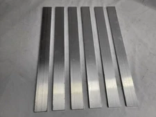 6061 Aluminum Flat Bar, 1/4" x 1-1/2" x 17" long, Solid Stock, Plate, 6 pack