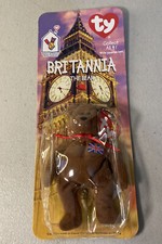 McDonalds TY Beanie Baby Britannia The Bear Tag Error 1993 Mint Vintage