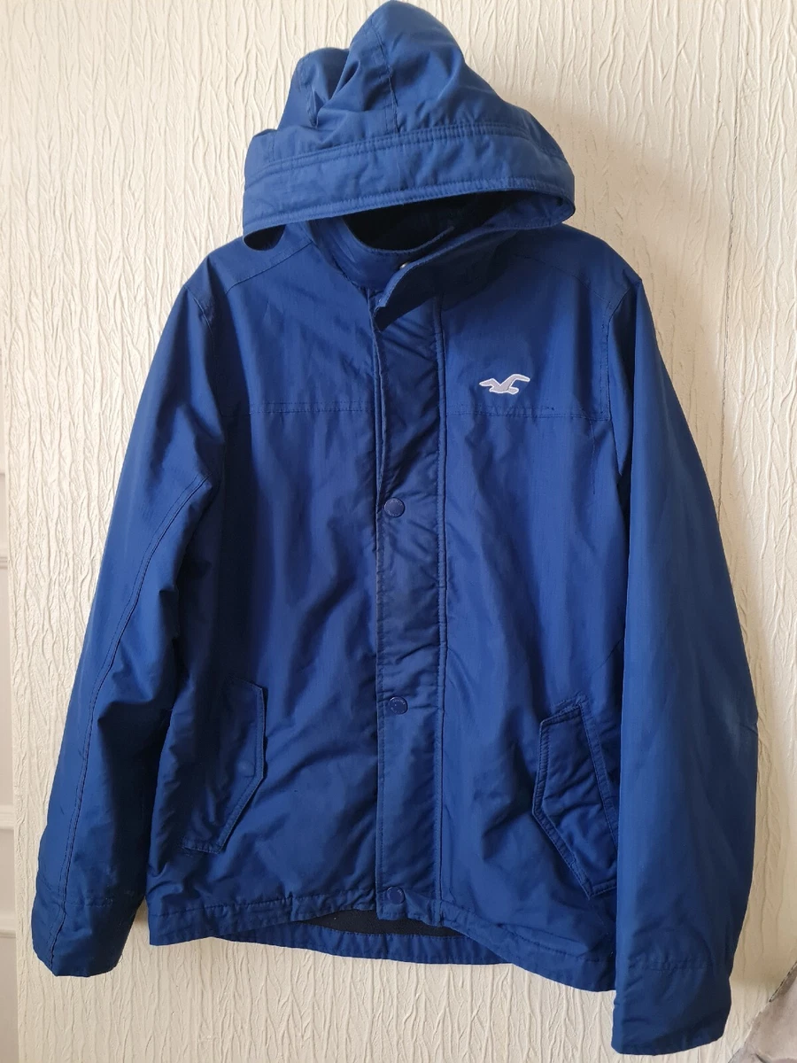 Navy hollister outlet jacket