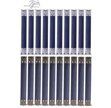 Set 20 Purse Or Glasses Case Flex Frame Flexible Spring Clips H12