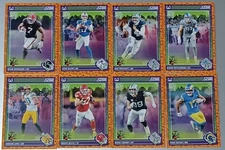 2024 Score A Treat Football Orange Pumpkin Pick Your Card Buy More Save .99 Each