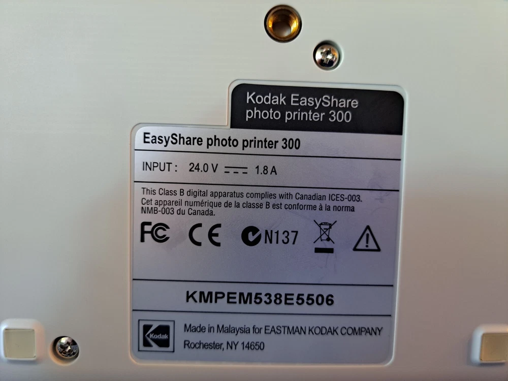 Kodak Easyshare Photo Printer 300 & Accessories - Thermal Printer, New with Box