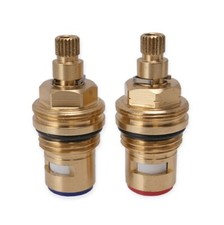 Franke Danube Tap Cartridge Compatible Ceramic Valves (SP1212) Spares Pair