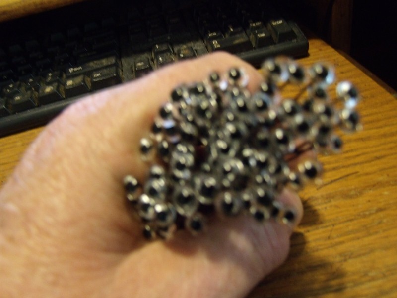 Taxidermy Glass Eyes 6mm Crystal 10 pair