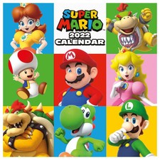 Calendar 2022 Super Mario Brothers 30Cm X 30Cm Officially Licensed Calender For Sale Online | Ebay