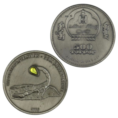 Animal Coin Commemorative Coins Medals -Scorpion