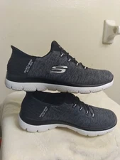 Skechers Womend Slip-Ins Dazzling Haze Black/White 149937-BKW FREE SHIPPING $38