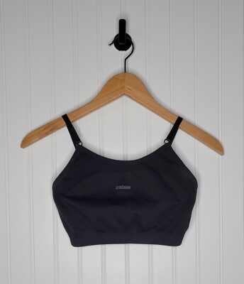 Gymshark Flex Strappy Sports Bra Women's Size Small Black