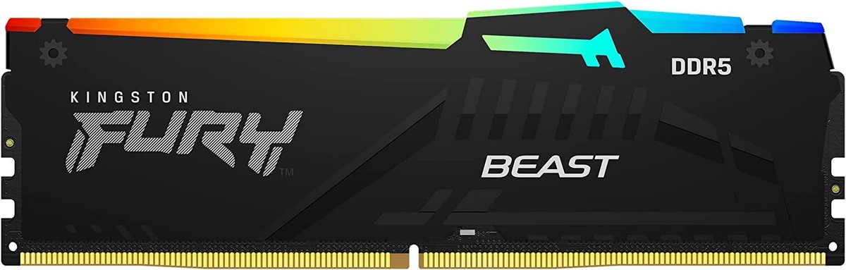 新品 16GB 2枚 kingston Beast DDR5 5600MHz Kingston FURY Beast RGB 16GB (2 x 8GB) DDR5 5600MT/s DIMM