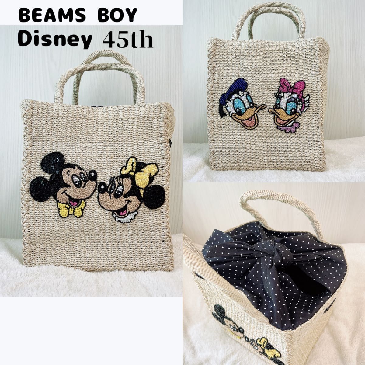 ☆ 美品 BEAMSBOY 45th Disney別注 アバカ ミニBAG s-l400.jpg