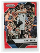 Ricky Rubio 2016-17 Panini Prizm Orange Parallel SSP /49 #261 - T'WOLVES