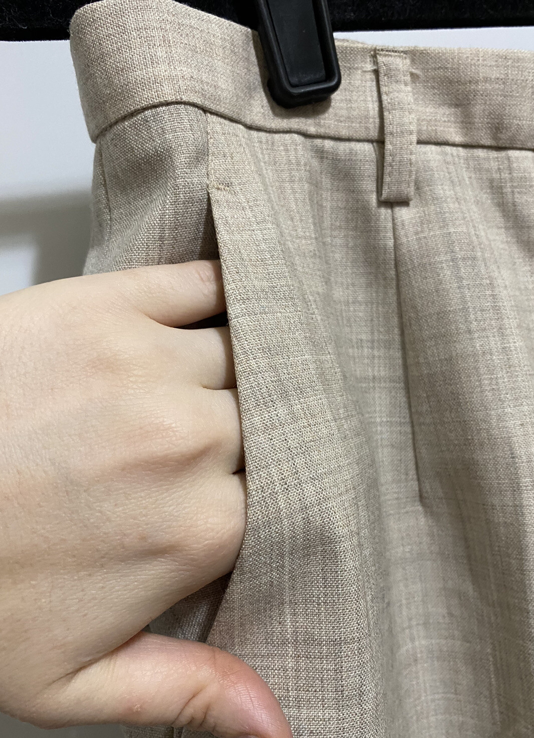 Pendleton Beige 100% Wool Linen Looking Women’s S… - image 5