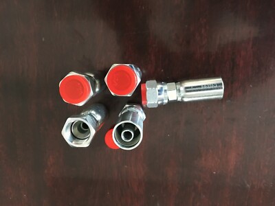 5 PK FJX-08-08 1/2'' Hose x #8 JIC 37° Female Swivel Hydraulic Hose Fitting HY