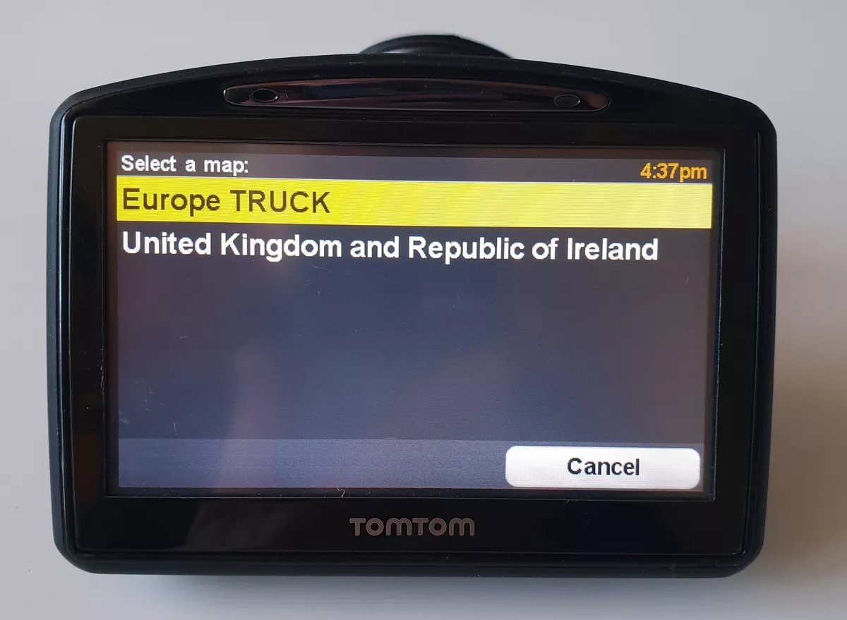 TomTom GO7000 Truck Navigation GPS Sat Nav Europe Lorry Bus Van Car 4.3" | eBay