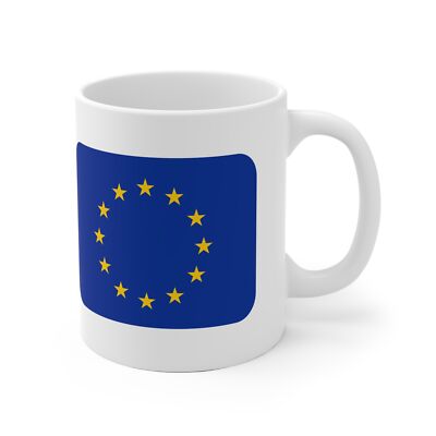 Tasse mit Europa EU Flagge - Kaffeetasse - Teetasse