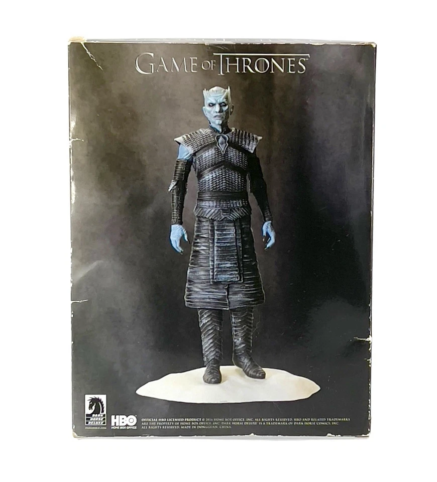 DARK HORSE Game of Thrones Night King 8" Figura 2016 Estátua de PVC HBO Box Wear - Imagem 3 de 4