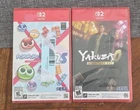 NINTENDO SWITCH 2 GAMES LOT  Yakuza 0 Directors Cut Puyo Puyo NEW SEALED Sega