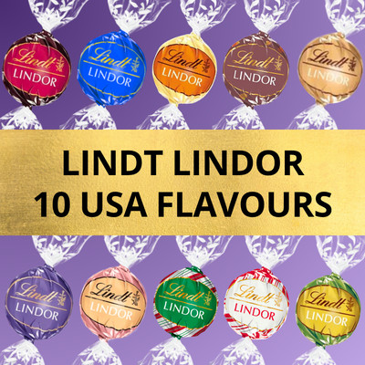 Lindt Lindor 10 USA VARIETIES ASSORTED CHOCOLATES Wedding
