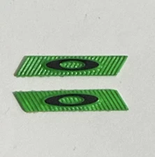 OAKLEY SUTRO  SUNGLASSES REPLACEMENT SIDE LOGO ICON GREEN & BLACK SET TEMPLE