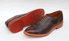 Allen Edmonds Strandmok Cap Toe Oxfords Size 11.5 D in Brown Leather