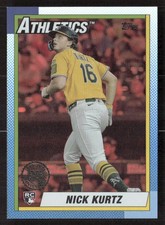 Nick Kurtz 2025 Topps Update #U90-17 35th Anniversary Orange Foil #/25 Athletics