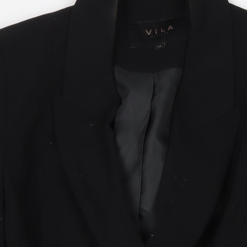 VILA Women's Black Double-Breasted Blazer XS - Picture 6 of 12