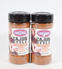 2 Badia Kingsford CAJUN STYLE All Purpose Seasoning Spicy 5oz jar 06/2026